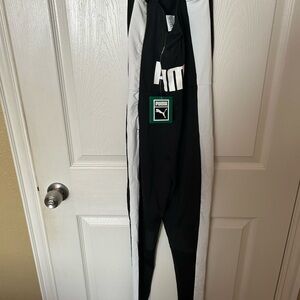 PUMA T7 Black and White Jumpsuit